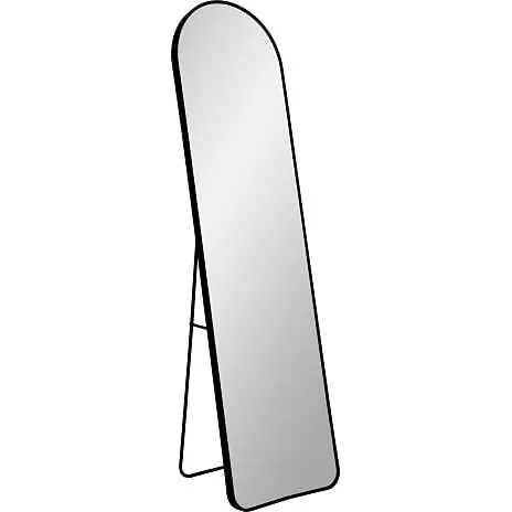 Madrid Spejl - sort stålramme 40x150 cm