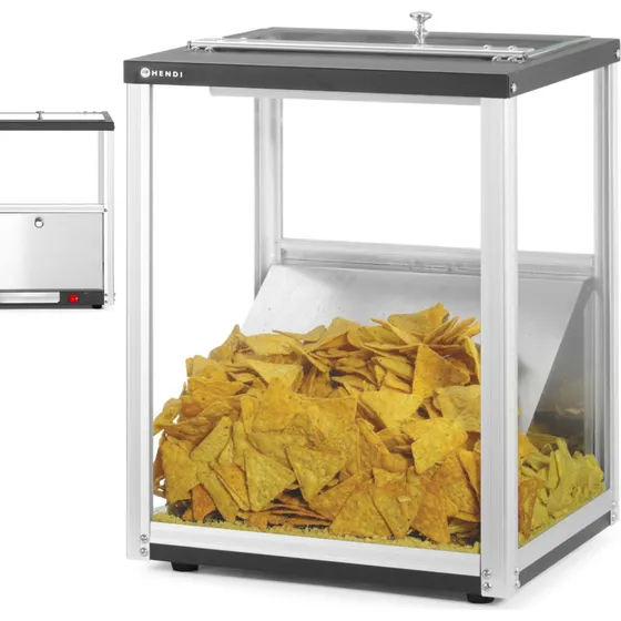 Hendi Opvarmet vitrineskab til nachos og nødder 30L 300W 282779