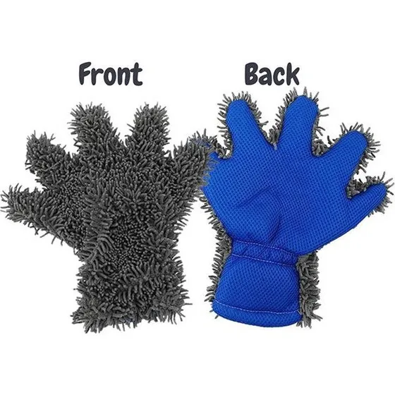 Protecton 2i1 vaskehandske med microfiber