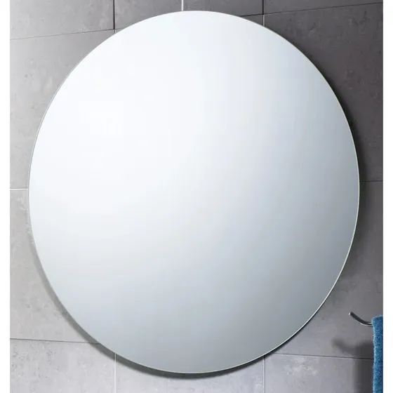 Hefe Gedy spejl Ø60 cm, hvid ramme