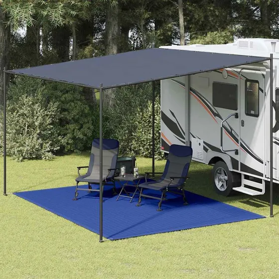 vidaXL Telttæppe 300x400 cm HDPE Blå