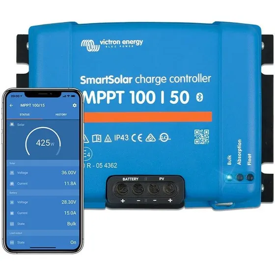 Victron Energy SmartSolar MPPT 100/50 Solcelleregulator