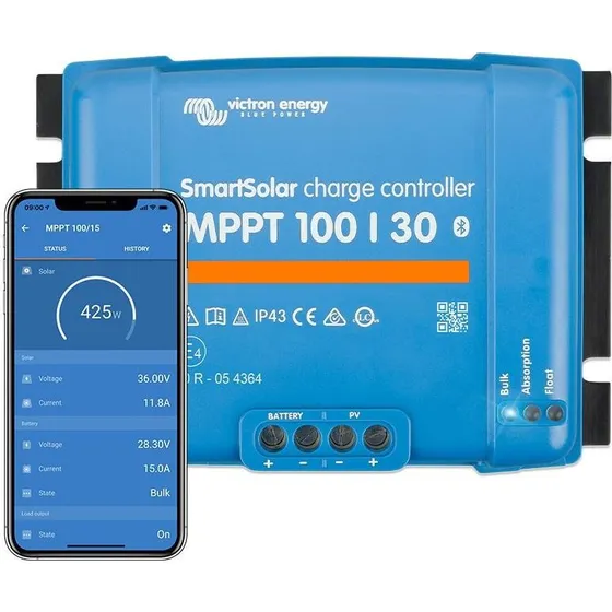 Victron Energy SmartSolar MPPT 100/30 Solcelleregulator