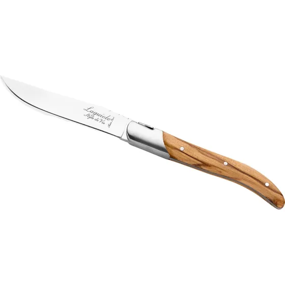 Laguiole Style de Vie Grillknive i Oliventræ - 6 stk. sæt