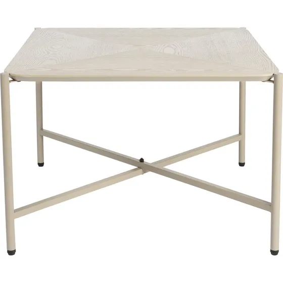 Studio White Marcio sofabord - Lysegrå/Beige 40x40x50 cm