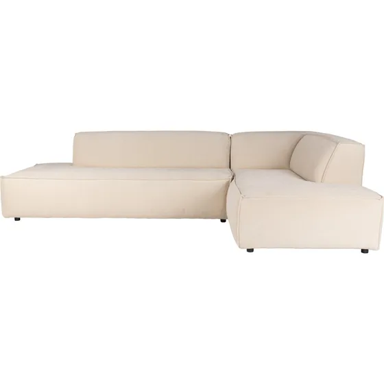 Zuiver Fat Freddy hjørnesofa, højrevendt, natur fløjl, 188x308 cm