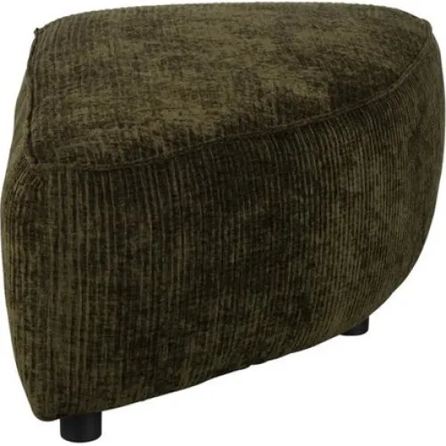 Zuiver Element Hunter Puf - Skovgrøn Fløjl - 100x60x38 cm