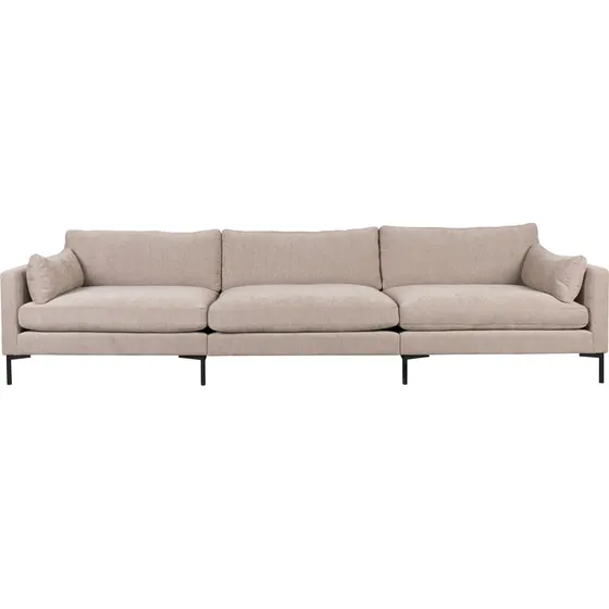 Zuiver Sommer 4,5-personers sofa i stenlysgrå polyester og stål