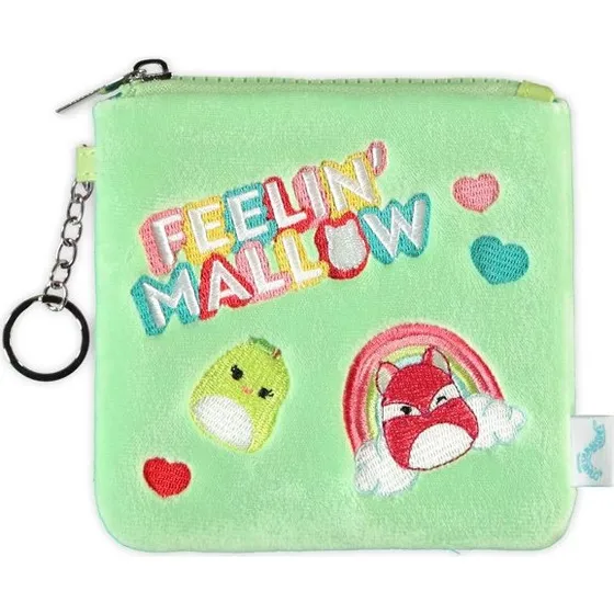 Squishmallows Pung med Lynlås - Grøn