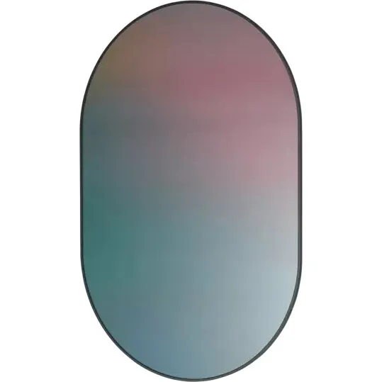 Fritz Hansen Spejl Oval Ocean (rosa/blå) – Studio Roso