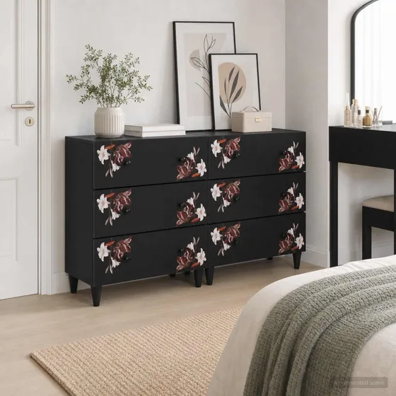 vidaXL Opbevaringsskabe 2 stk. i massivt mangotræ, 120x33x75 cm