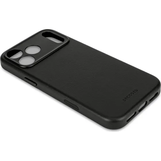 Decoded Lædercover til iPhone 17 Pro Max - Sort