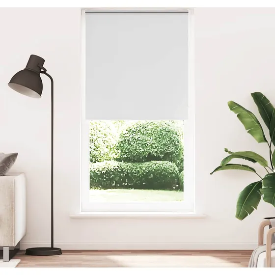 vidaXL Mørklægningsrullegardin 115x210 cm - Hvid