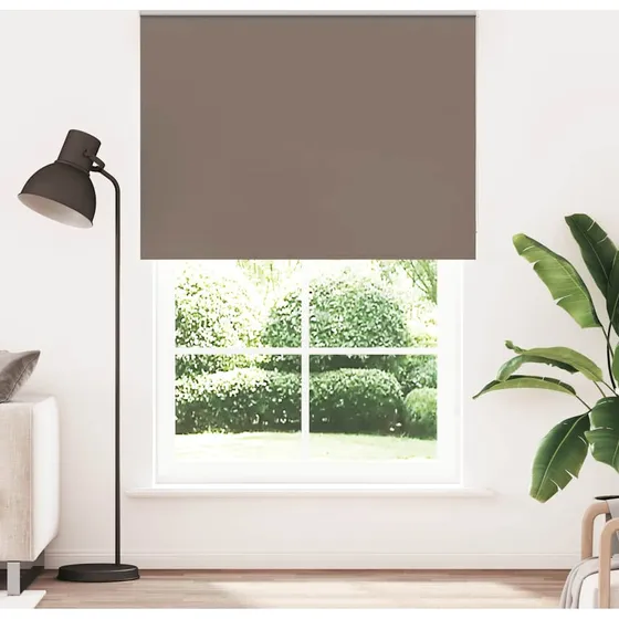 vidaXL mørklægningsrullegardin 160x210 cm - kaffefarvet
