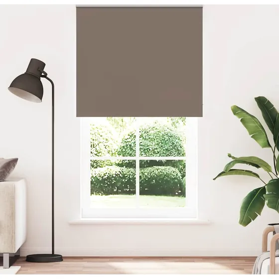 vidaXL mørklægningsrullegardin 140x210 cm - kaffefarvet