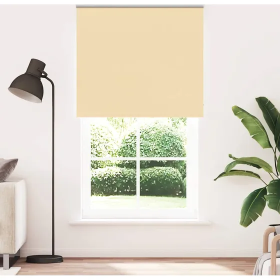 vidaXL Mørklægningsrullegardin 125x230 cm - Beige