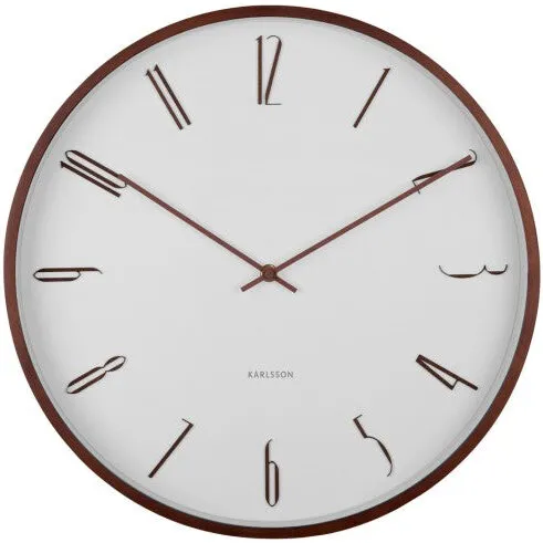 Karlsson Scandia vægur Ø40 cm – hvid