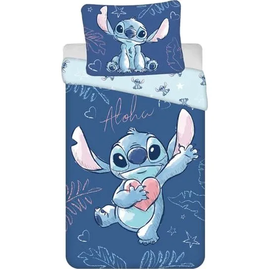 Disney Lilo og Stitch Aloha Blå Børnesengetøj 140x200 cm