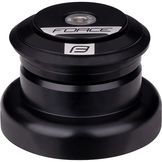 FORCE AHEAD styrfitting 1 1/8'' aluminium tapered - sort