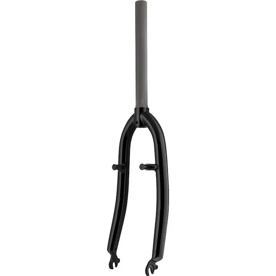FORCE MTB Forgaffel 24" Ahead 1 1/8" Stål - Blank Sort