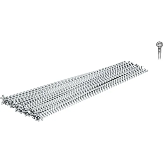 FORCE eger rustfri stål sølv 2mm x 290mm (10 stk.)