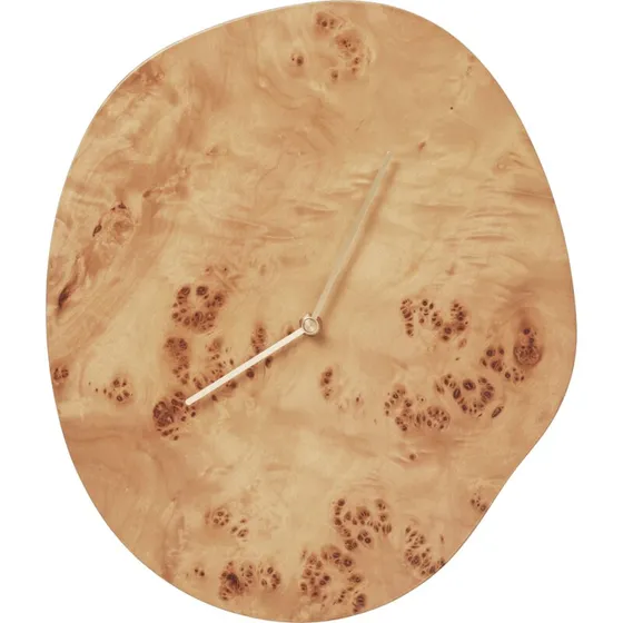 Ferm Living Melt vægur Natural Rodtræ