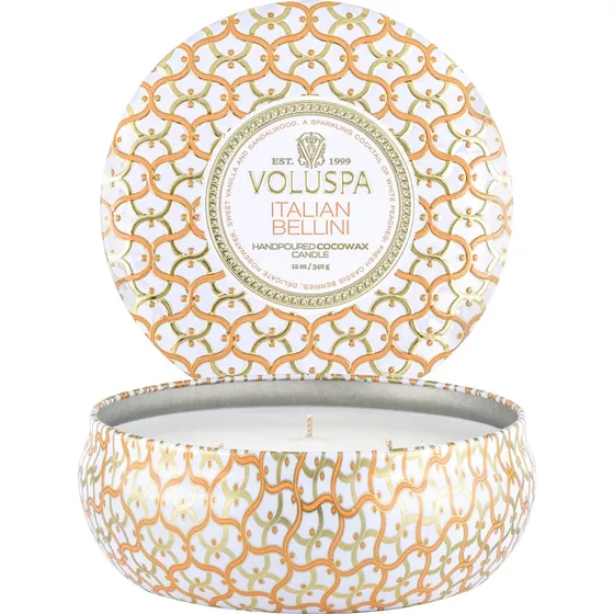 Voluspa Maison Blanc Italian Bellini 3-wick duftlys i dåse