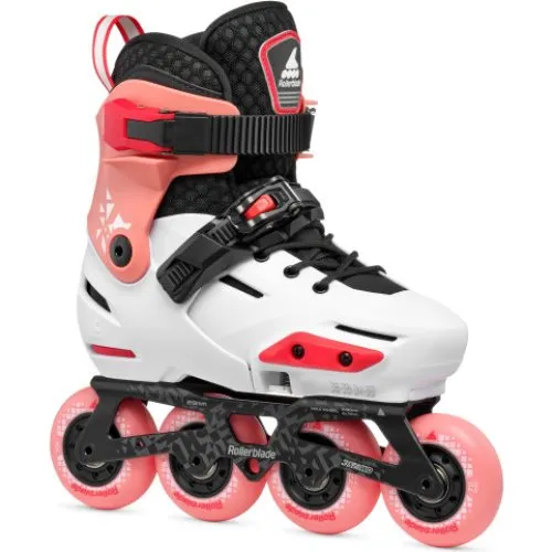 Rollerblade Apex Inliners Pige Hvid/Coral (Størrelse 33-36)