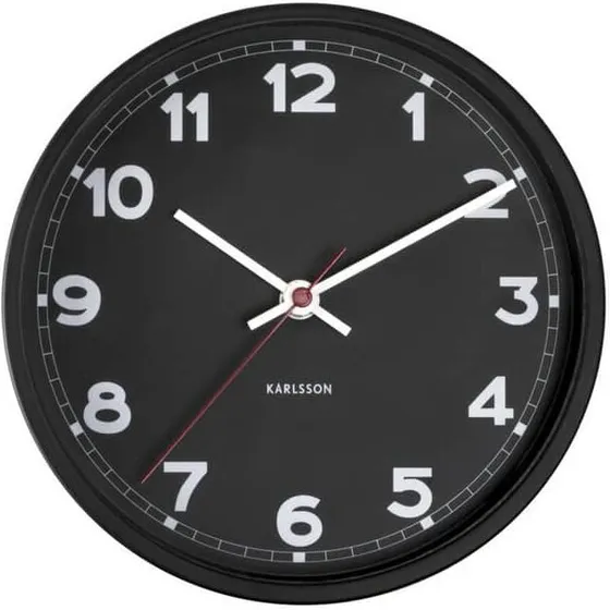 Karlsson New Classic vægur Small, sort