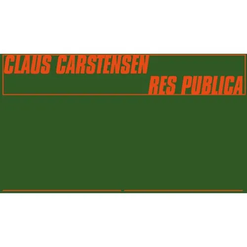 RES PUBLICA - Claus Carstensen - Bog