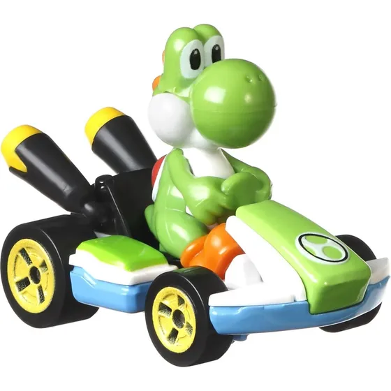 Hot Wheels Mario Kart Yoshi Die-cast bil - 1:64