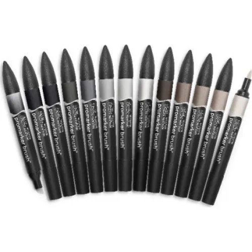 Winsor & Newton Promarker Brush 12+1 Neutral Tones
