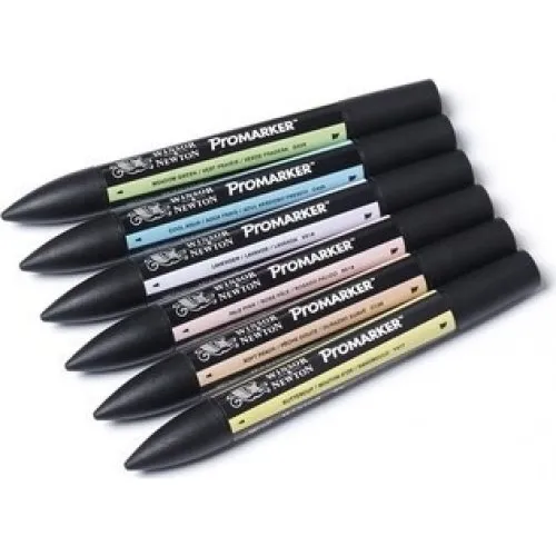 Winsor & Newton Promarker 6 stk. Pastel Tones