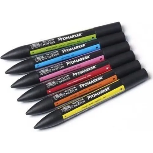 Winsor & Newton Promarker 6 stk. Vibrant Tones