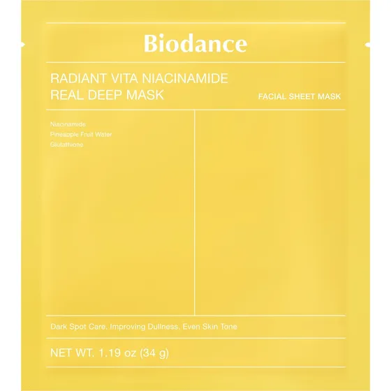 Biodance Radiant Vita Niacinamide Real Deep Mask 34 g