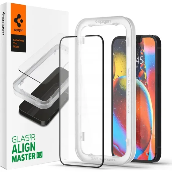 Spigen Alm FC Hærdet Glas til iPhone 13, 13 Pro, 14 & 16e