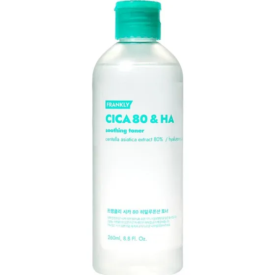 Frankly Cica 80% & Hyaluronic Acid Toner 260 ml