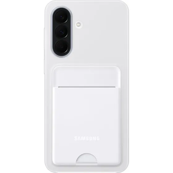 Samsung EF-OA376 Beskyttelsescover med kortplads til Galaxy A37 - Lysegrå