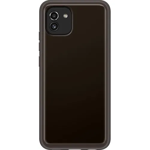 Samsung Soft Clear Cover til Galaxy A03 - Sort