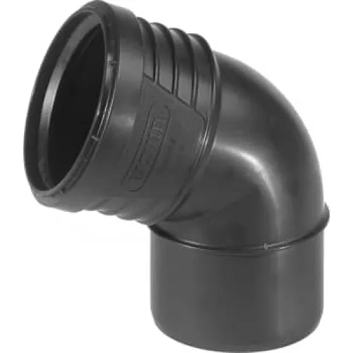 Wavin SiTech+ Bøjning 110 mm x 67,5° - Sort