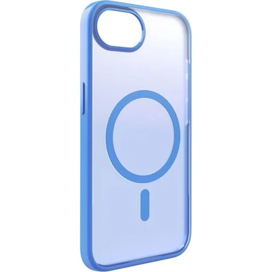 Puro Gradient MagSafe Silikonecover til iPhone 16e/17e - Blå