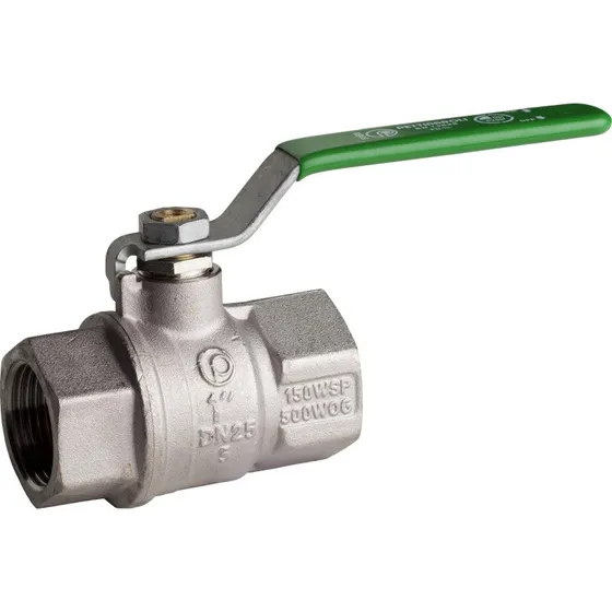 Pettinaroli Eco Kuglehane 1 1/4" Muffe/Muffe med stålgreb