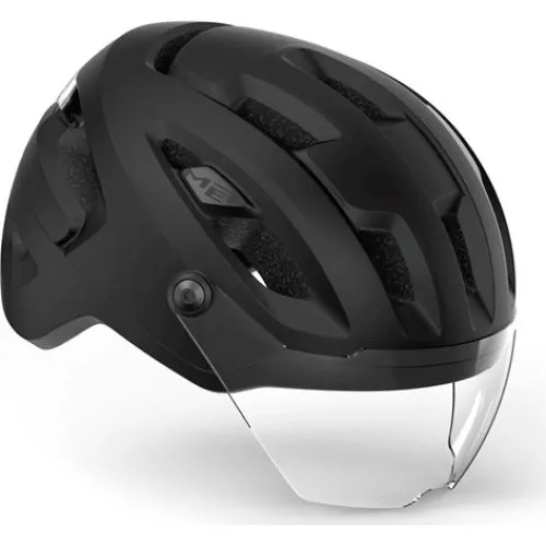 MET Intercity MIPS Cykelhjelm med visir - Sort