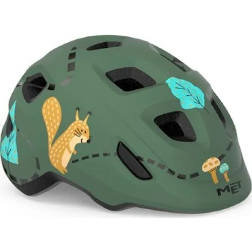 MET Hooray Cykelhjelm til børn, 52-55 cm, Grøn