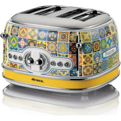 Ariete Positano 1560 Brødrister - 1600W - Gul