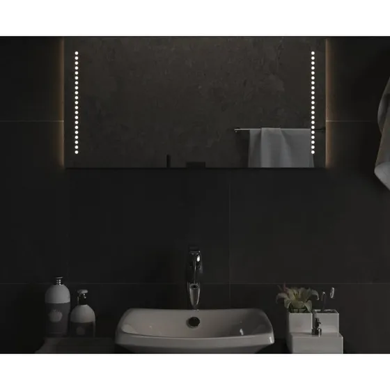 LED badevrelsesspejl 40x80 cm - IP65, USB