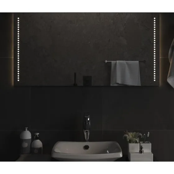 Badevrelsesspejl LED 50x100 cm  IP65 vandtt, USB