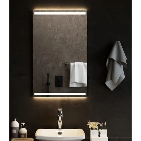 LED badevrelsesspejl 50x80 cm  IP65, USB
