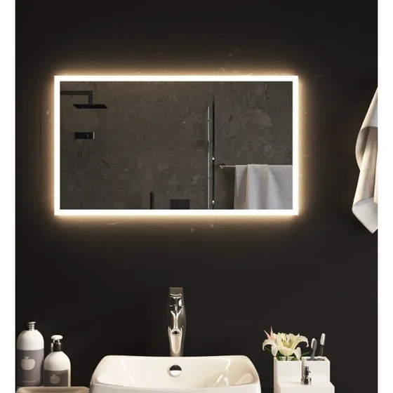 Badeværelsesspejl LED 40x70 cm – IP65, USB