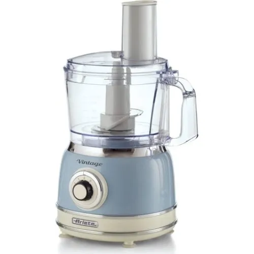 Ariete Vintage Line 1781/05 Foodprocessor, 1000W, 2,1L, Blå